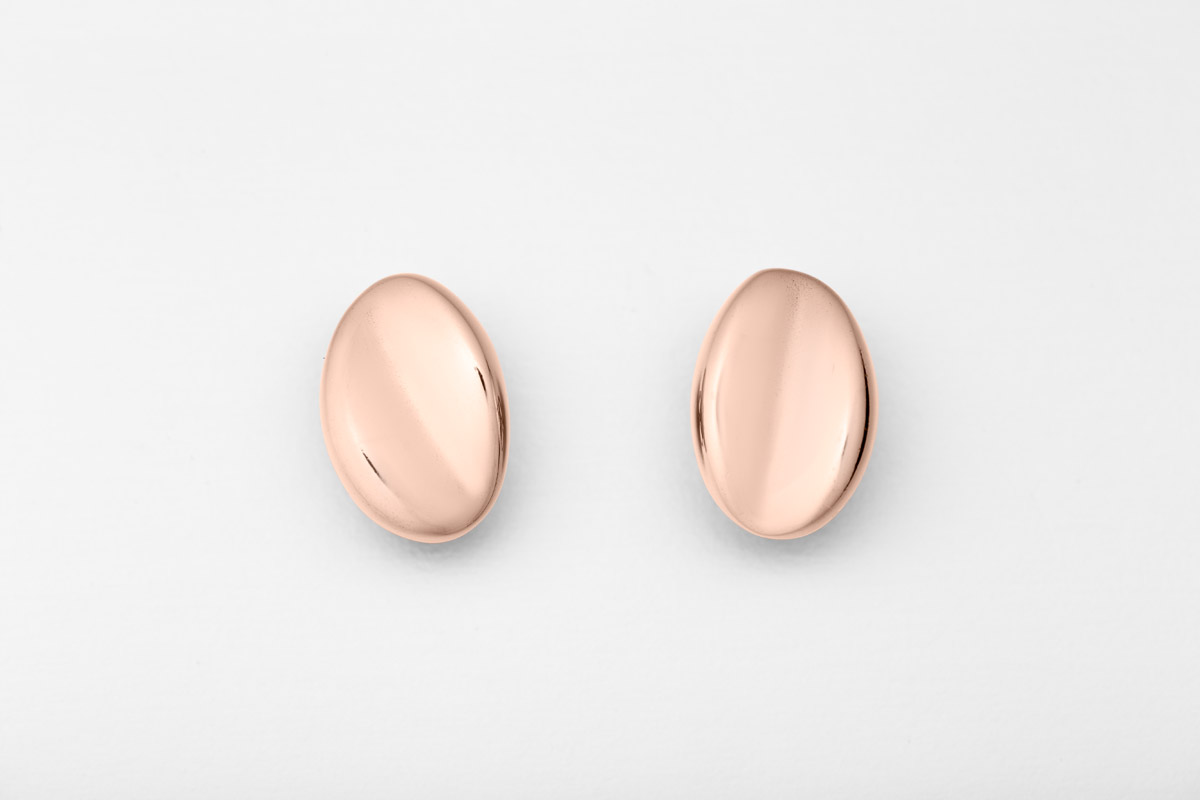 Pendientes Nubium oro rosa