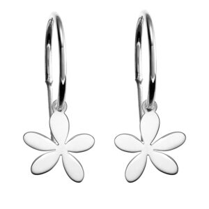 Pendientes Aro Flor